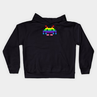 Rainbow invader Kids Hoodie